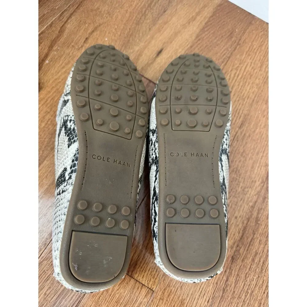 Cole Haan Women’s Snakeskin Driving Loafers Size 7.5